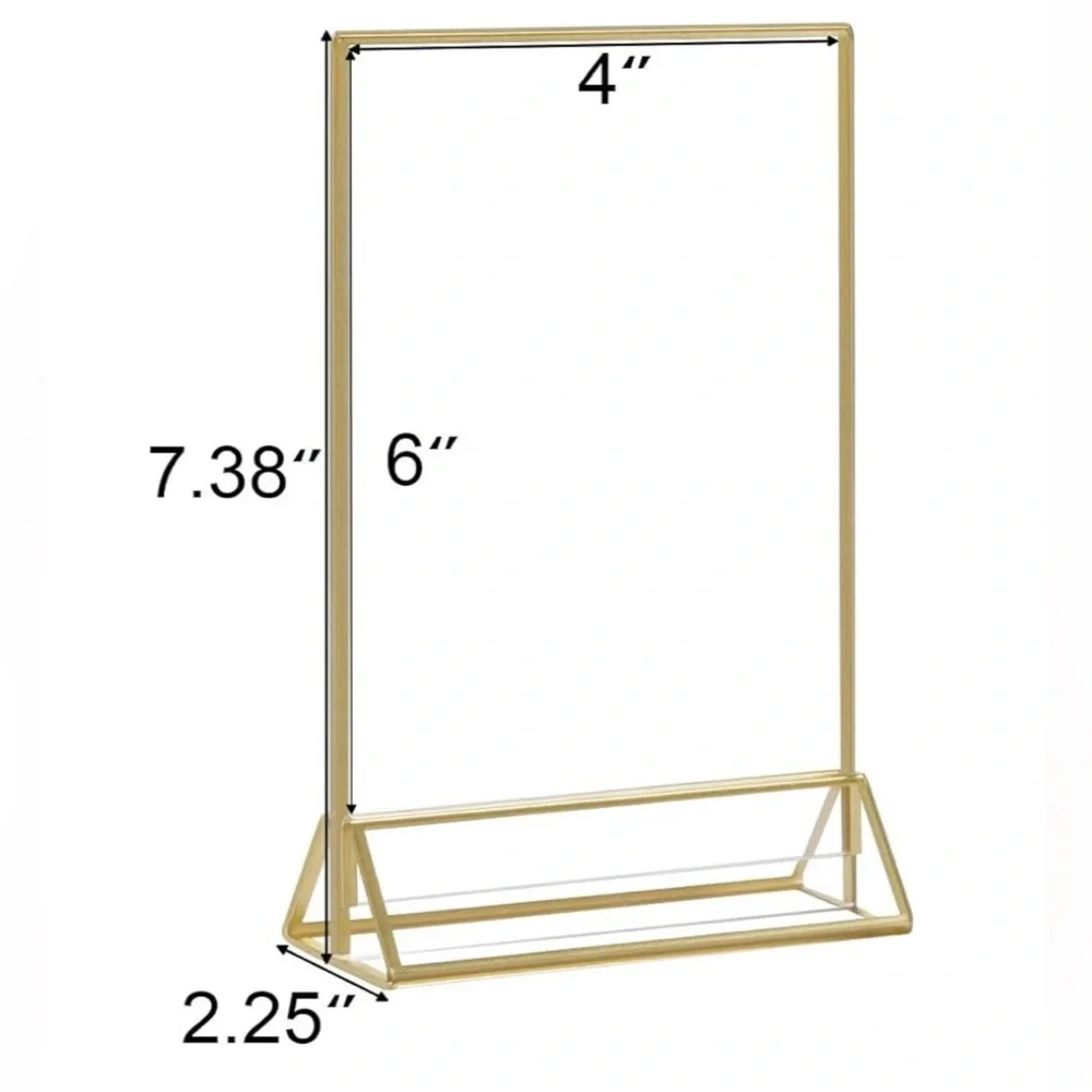 Acrylic Sign Holders - set of 12